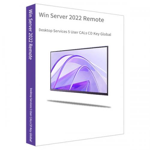 Official Win Server 2022 Remote Desktop Services 5 User CALs CD Key Global
