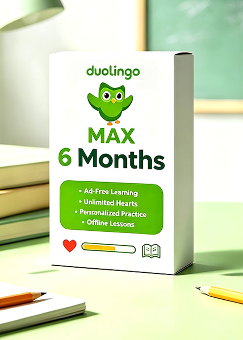 gvgmalll, Super Duolingo MAX 6 Months Subscription