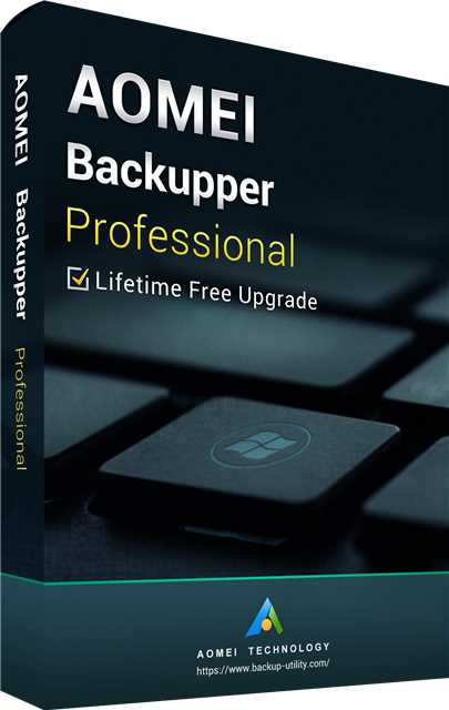 AOMEI Backupper Professional + Free Lifetime Upgrades Key Global