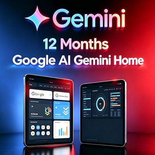 Official Google AI Gemini Home 12 Months (Family Share)
