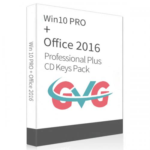 Official Win10 PRO OEM + Office2016 Professional Plus Keys Pack-Lifetime