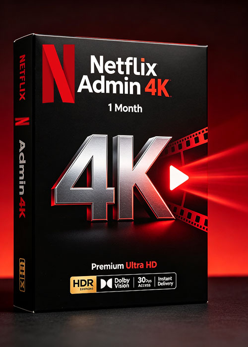 gvgmalll, Netflix Admin 4K 1Month