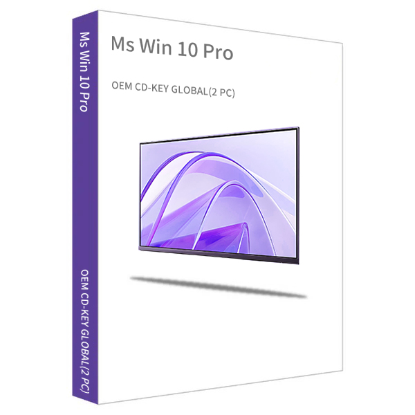 MS Win 10 Pro OEM KEY GLOBAL(2 PC)