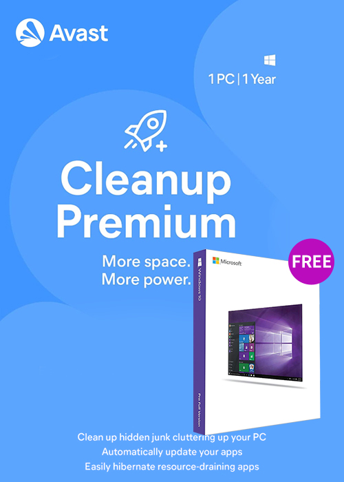 Avast CleanUp Premium 1 PC 1 Year Key Global (windows 10 pro oem free)