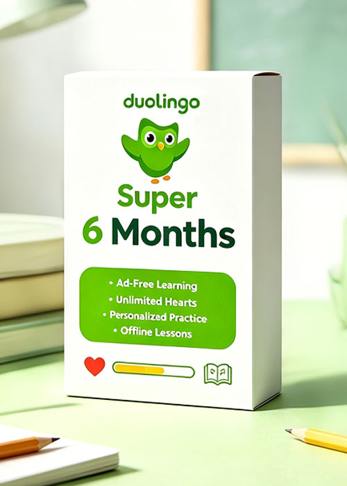 gvgmalll, Super Duolingo 6 Months Subscription